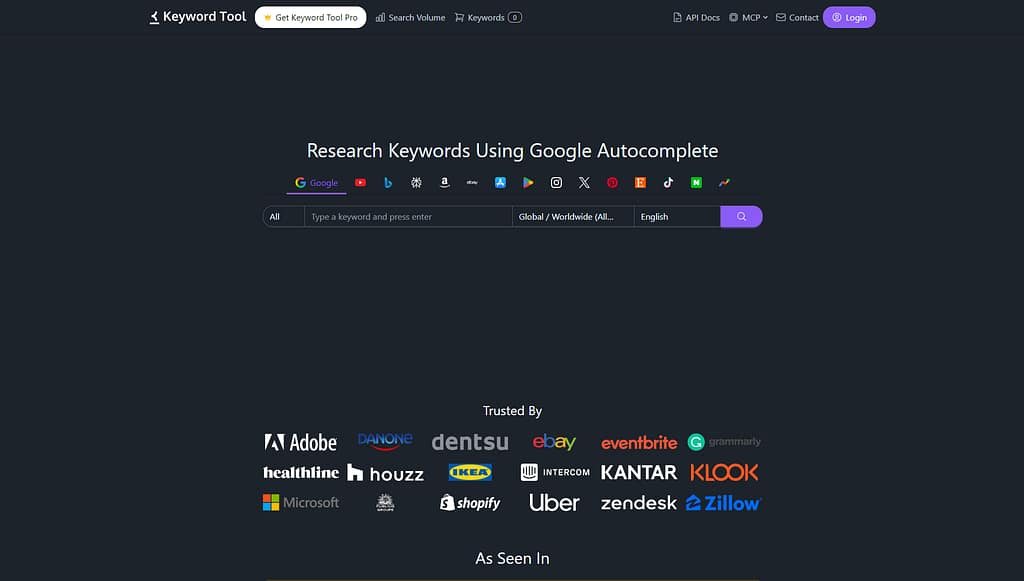 Keyword Tool