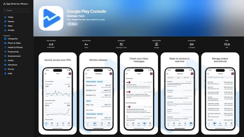 Google Play Console