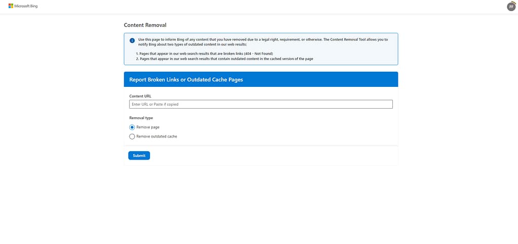 Bing Webmaster Tools